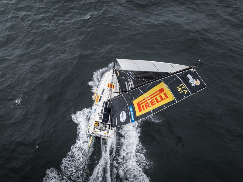 Italy's Ambrogio Beccaria on Alla Grande - Pirelli wins The Transat CIC in Class40 photo copyright Polaryse taken at  and featuring the Class 40 class