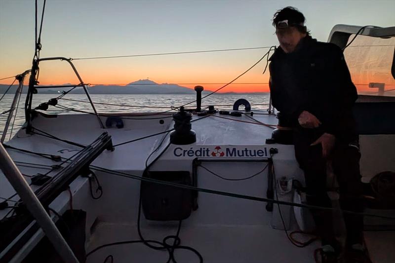 Credit Mutuel during the CIC Med Channel Race photo copyright Credit Mutuel taken at  and featuring the Class 40 class