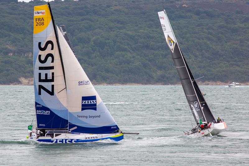 100th Rolex Fastnet Race Start photo copyright Martin Augustus / www.sailingimages.co.uk taken at Royal Ocean Racing Club and featuring the Class 40 class