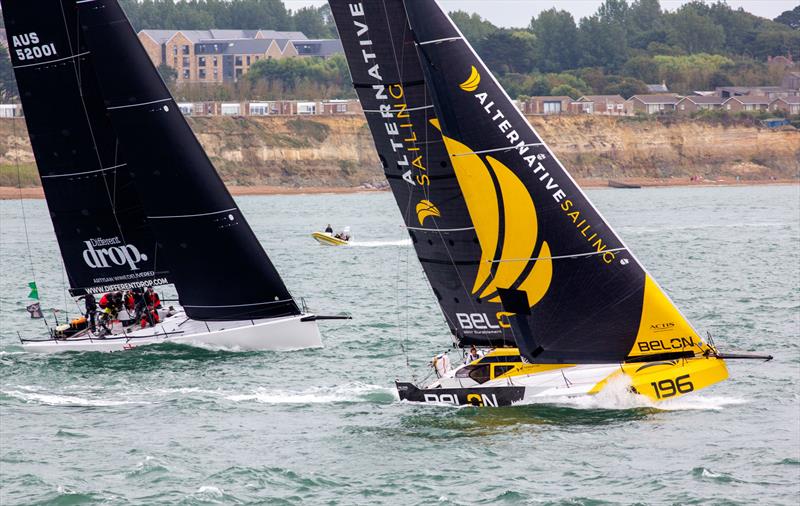 100th Rolex Fastnet Race Start photo copyright Martin Augustus / www.sailingimages.co.uk taken at Royal Ocean Racing Club and featuring the Class 40 class