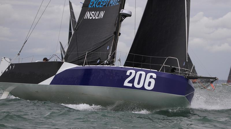 Swift - Class 40 -  Start -  Rolex Fastnet Race start -  Cowes - July 26, 2025 photo copyright Richard Gladwell - Sail-World.com/nz taken at Royal Ocean Racing Club and featuring the Class 40 class