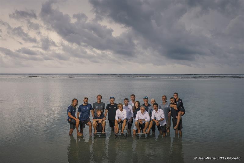 Globe40 Skippers at Reunion Island - photo © Jean-Marie LIOT / Globe40