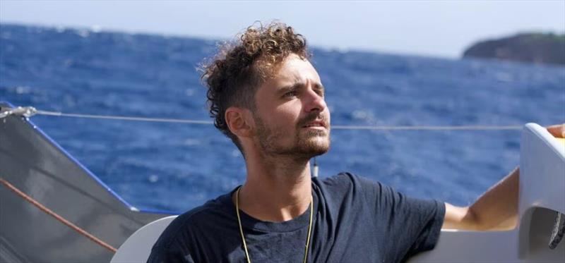 Matéo Le Calvic photo copyright Vincent Olivaud taken at  and featuring the Class 40 class