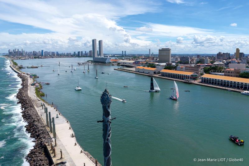 Globe40 Leg 6 Start in Recife, Brazil photo copyright Jean-Marie Liot / Globe40 taken at  and featuring the Class 40 class
