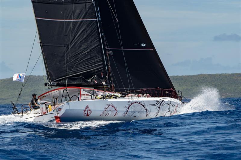 Michael Hennessy's scow bow Class40 Scowling Dragon? photo copyright Ted Martin taken at Royal Bermuda Yacht Club and featuring the Class 40 class
