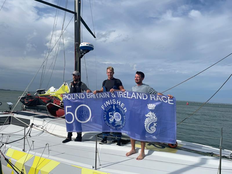 Class40 finisher Gambit in the 2026 RORC Round Britain and Ireland Race - photo © Corinna Haines / RORC