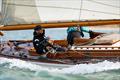 Michael Briggs steering Mikado - 10th Hamble Classics Regatta © Paul Wyeth / www.pwpictures.com