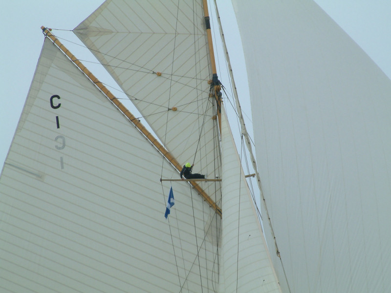 Racing on day two of the 3rd Fife regatta in the Firth of Clyde photo copyright Marc Turner / PFM Pictures taken at  and featuring the Classic Yachts class