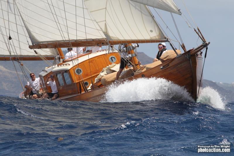 Antigua Classic Yacht Regatta photo copyright Tim Wright / www.photoaction.com taken at Antigua Yacht Club and featuring the Classic Yachts class