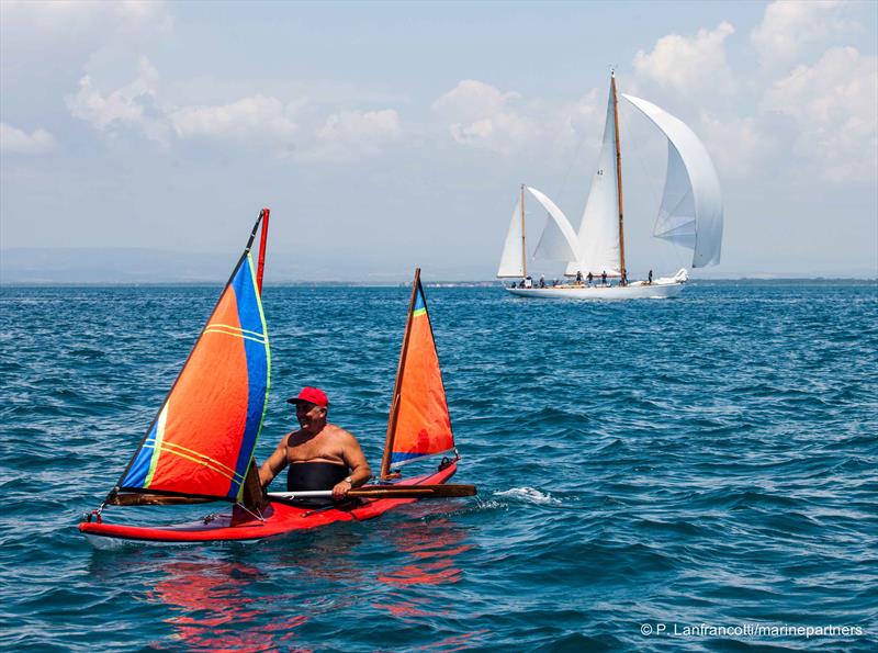 Argentario Sailing Week day 2 photo copyright Pierpaolo Lanfrancotti taken at Yacht Club Santo Stefano and featuring the Classic Yachts class