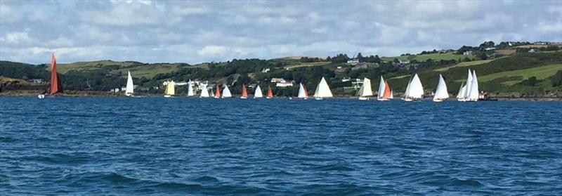 Parade of Sail during the Glandore Classic Regatta 2015 photo copyright Cormac O'Carroll taken at Glandore Harbour Yacht Club and featuring the Classic Yachts class