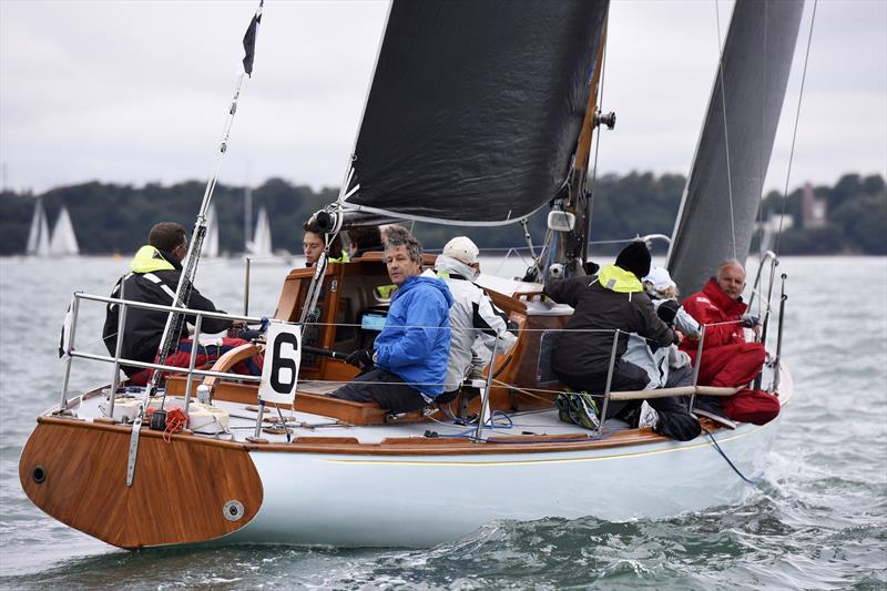 Whooper racing in IRC Class 6 on day 7 of Aberdeen Asset Management Cowes Week - photo © Rick Tomlinson / www.rick-tomlinson.com