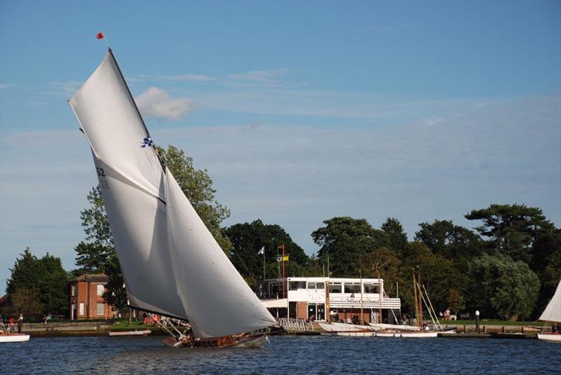 Maidie during Oulton Week 2015 photo copyright Trish Barnes taken at Waveney & Oulton Broad Yacht Club and featuring the Classic Yachts class