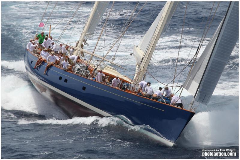 Rebecca winner of the 2015 Spirit of Tradition Class at Antigua Classic Yacht Regatta - photo © Tim Wright / www.photoaction.com