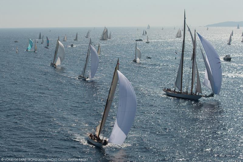 Les Voiles de St Tropez day 3 photo copyright Gilles Martin-Raget / www.martin-raget.com taken at Société Nautique de Saint-Tropez and featuring the Classic Yachts class