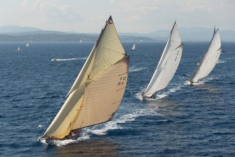 Les Voiles de St Tropez day 5 photo copyright Gilles Martin-Raget / www.martin-raget.com taken at Société Nautique de Saint-Tropez and featuring the Classic Yachts class