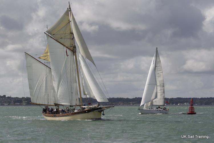 ASTO Cowes Small Ships race photo copyright Max Mudie / ASTO / UK Sail Training taken at Royal Yacht Squadron and featuring the Classic Yachts class