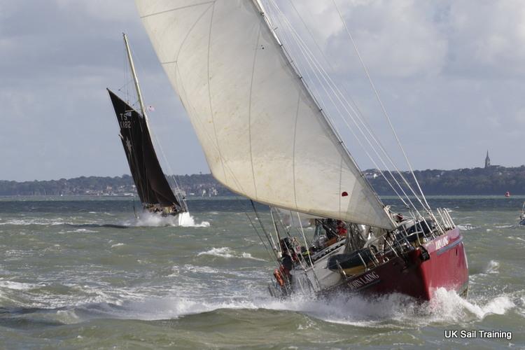 ASTO Cowes Small Ships race photo copyright Max Mudie / ASTO / UK Sail Training taken at Royal Yacht Squadron and featuring the Classic Yachts class