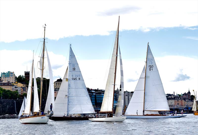 ÅF Offshore Race start photo copyright Linnea Hedberg taken at Royal Swedish Yacht Club and featuring the Classic Yachts class