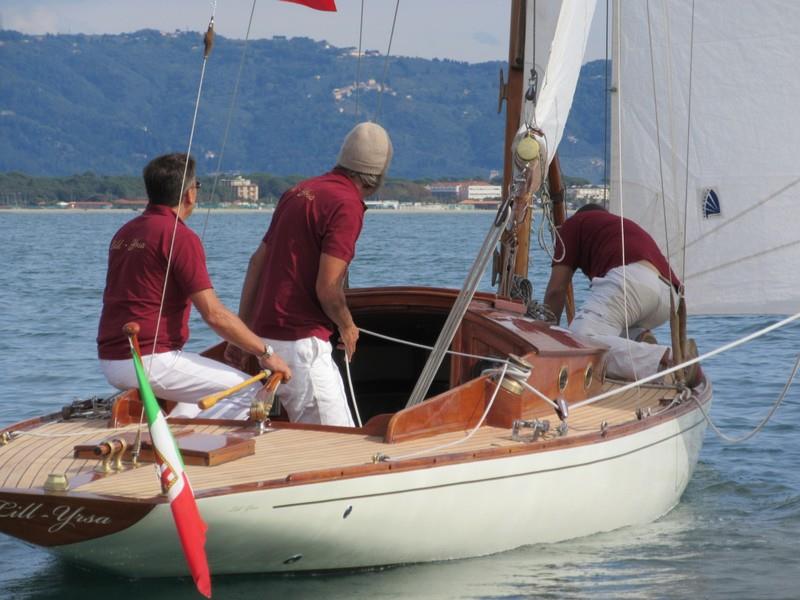 Lill-Yrsa set for the 13th Viareggio Gathering of Historic Sailboats photo copyright Maccione taken at Club Nautico Versilia and featuring the Classic Yachts class