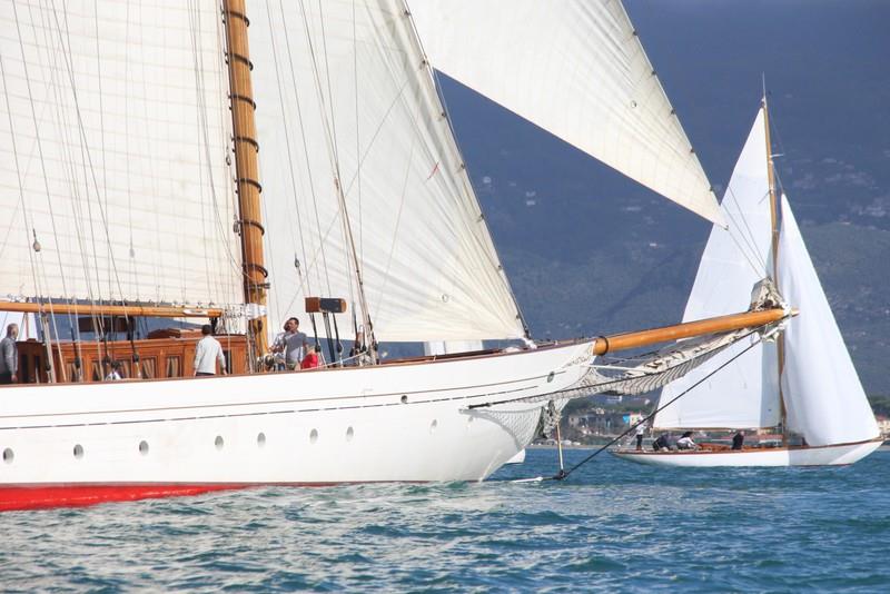 Orion set for the 13th Viareggio Gathering of Historic Sailboats photo copyright Maccione taken at Club Nautico Versilia and featuring the Classic Yachts class