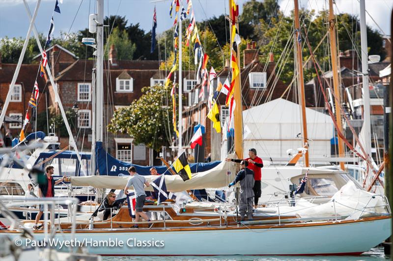 Hamble Classics Regatta 2017 photo copyright Paul Wyeth / Hamble Classics taken at Royal Southern Yacht Club and featuring the Classic Yachts class