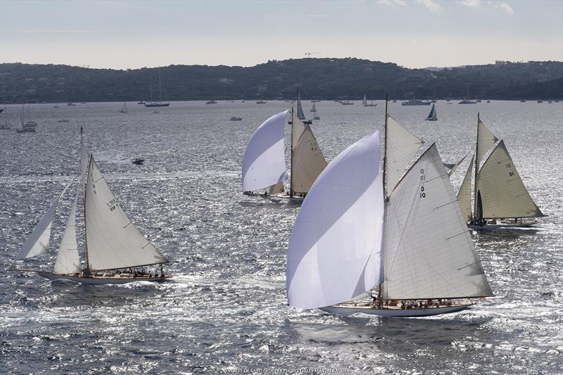 Les Voiles de Saint-Tropez day 2 photo copyright Gilles Martin-Raget taken at Société Nautique de Saint-Tropez and featuring the Classic Yachts class