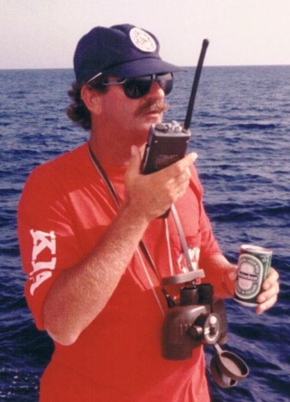 David 'Fang' Kilponen on board Kialoa III photo copyright Kilponen family taken at  and featuring the Classic Yachts class