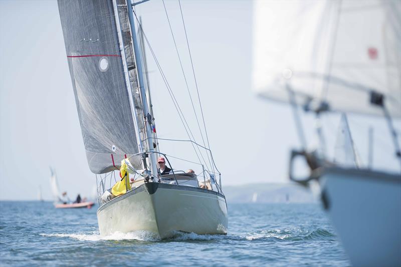 Parade of Sail and Power at the Falmouth Classics 2017 photo copyright Jacob Hutchins taken at Royal Cornwall Yacht Club and featuring the Classic Yachts class