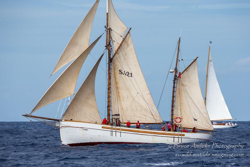 The matriarch, the 52’ Skagen gaff ketch Samsara, built in 1924, ready for the Antigua Classic Yacht Regatta - photo © Bruce Amlicke Photogrphy / sv-wild-matilda.smugmug.com