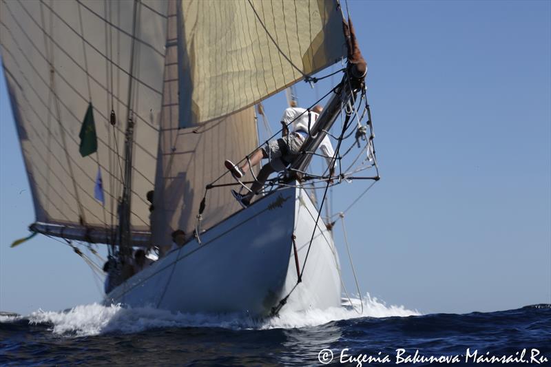 Les Voiles de Saint-Tropez day 4 photo copyright Eugenia Bakunova / www.mainsail.ru taken at Société Nautique de Saint-Tropez and featuring the Classic Yachts class