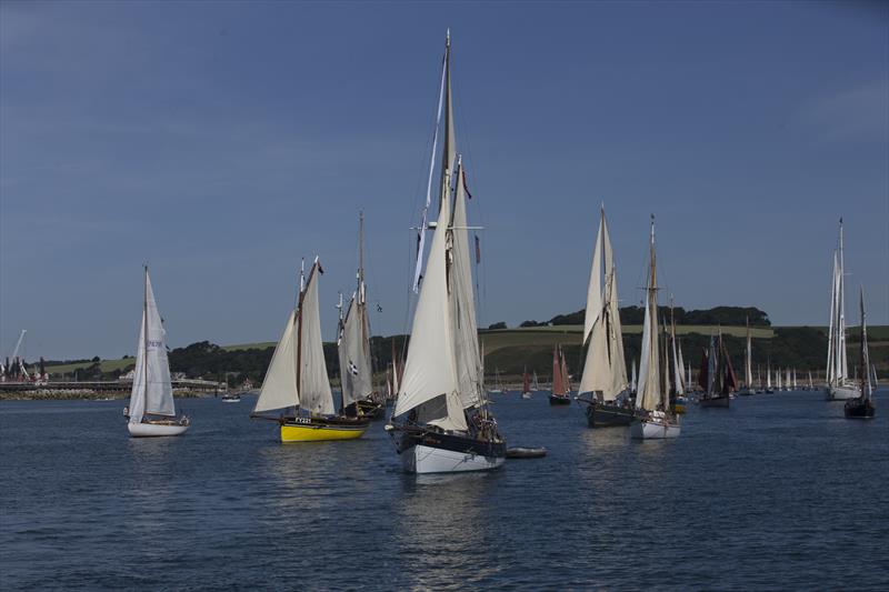 Parade of Sail Falmouth Classics 2018 photo copyright William Dax taken at  and featuring the Classic Yachts class