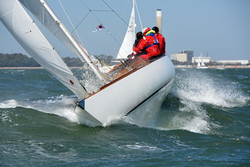 Hamble Classics 2019 photo copyright Rick Tomlinson / www.rick-tomlinson.com taken at Royal Air Force Yacht Club and featuring the Classic Yachts class