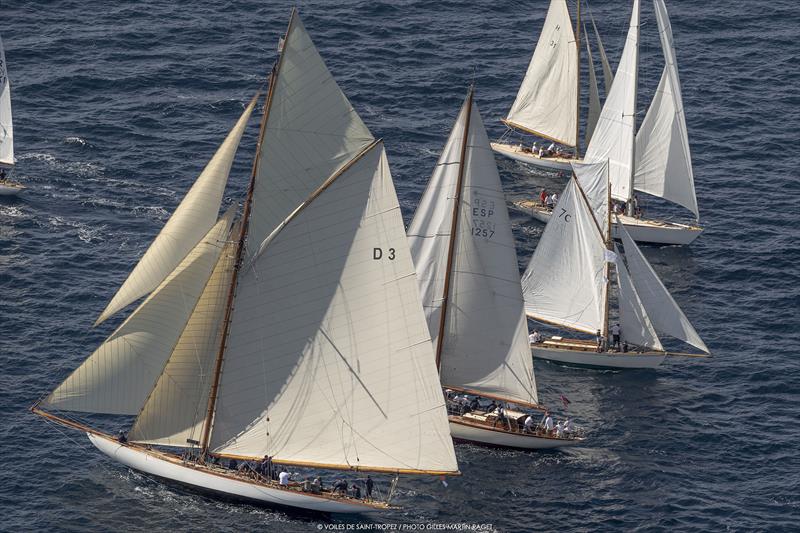 Les Voiles de Saint-Tropez 2019 day 6 photo copyright Gilles Martin-Raget taken at Société Nautique de Saint-Tropez and featuring the Classic Yachts class