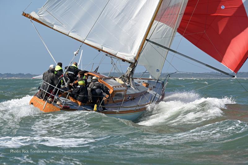 Whooper during Hamble Classics 2019 photo copyright Rick Tomlinson / www.rick-tomlinson.com taken at Royal Southern Yacht Club and featuring the Classic Yachts class