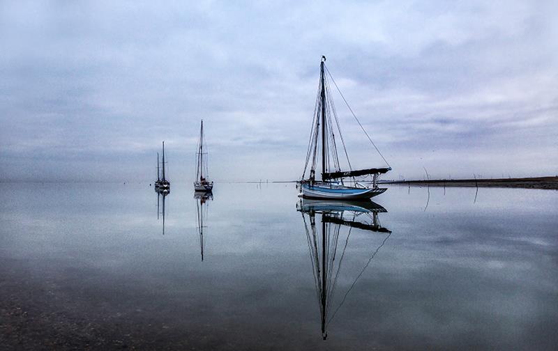 At rest - Mersea Island photo copyright Chrissie Westgate taken at West Mersea Yacht Club and featuring the Classic Yachts class