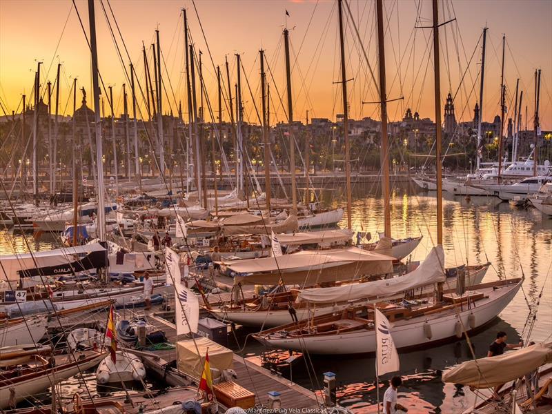 Puig Vela Clàssica Barcelona photo copyright Nico Martinez taken at Real Club Nautico de Barcelona and featuring the Classic Yachts class