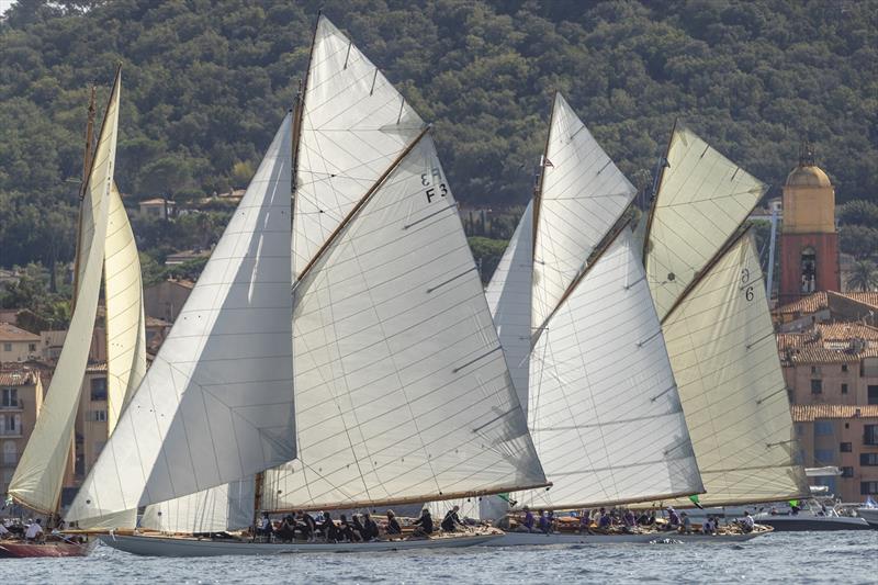 Voiles de Saint-Tropez photo copyright Gilles Martin-Raget taken at Société Nautique de Saint-Tropez and featuring the Classic Yachts class