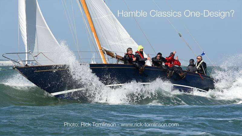 Hamble Classics One-Design? photo copyright Rick Tomlinson / www.rick-tomlinson.com taken at Hamble River Sailing Club and featuring the Classic Yachts class