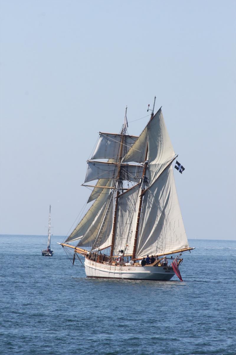 Anny of Charlestown at Falmouth Classics 2021 photo copyright David Barnicoat taken at Port of Falmouth Sailing Association and featuring the Classic Yachts class