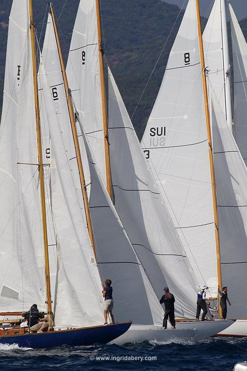 Les Voiles de Saint-Tropez day 5 photo copyright Ingrid Abery / www.ingridabery.com taken at Société Nautique de Saint-Tropez and featuring the Classic Yachts class