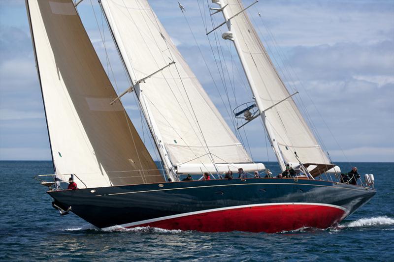 Pendennis Cup day 4 photo copyright Tom Gruitt / www.tom-gruitt.co.uk taken at Royal Cornwall Yacht Club and featuring the Classic Yachts class