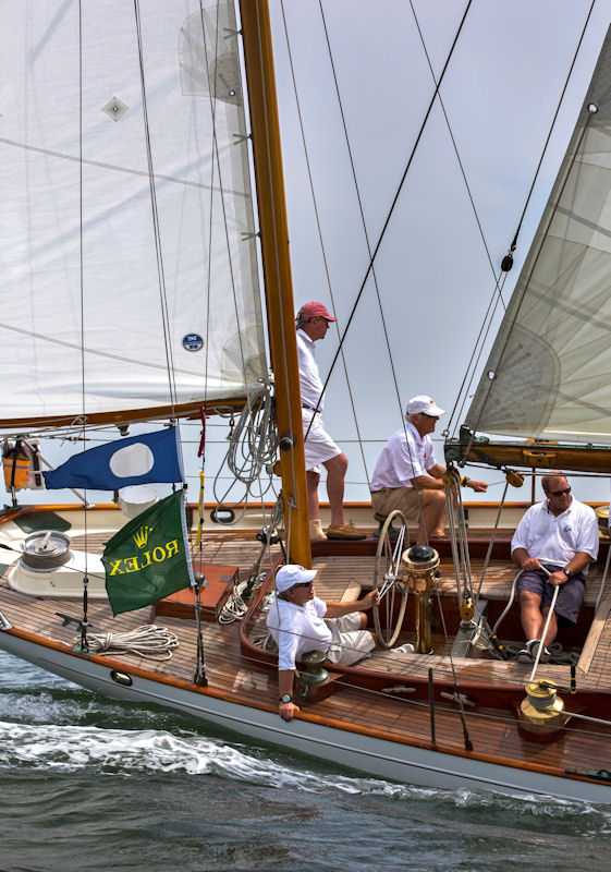 The 68' classic yawl Black Watch last year at NYYC Race Week at Newport presented by Rolex. The boat will be competing in the Classic division this year at Block Island Race Week photo copyright Daniel Forster / Rolex taken at New York Yacht Club and featuring the Classic Yachts class