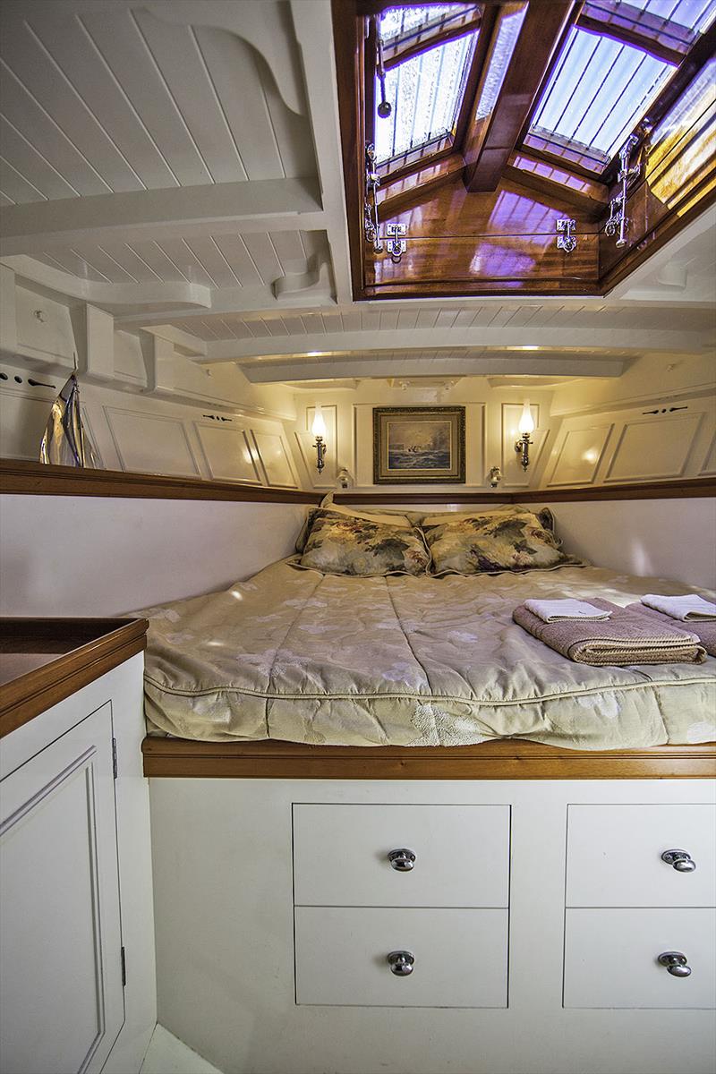 Owner's Stateroom of Hurrica V photo copyright Jack Murphy taken at  and featuring the Classic Yachts class