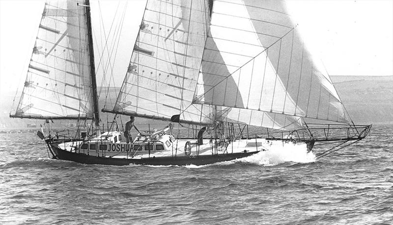Bernard Moitessier's yacht Joshua will take part in the Parade of Sail  photo copyright Ian Dear Archive / PPL taken at Royal Cornwall Yacht Club and featuring the Classic Yachts class