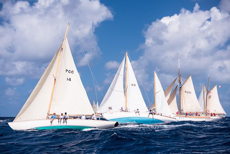 Vintage Class C at the 2017 Classics: Vagabundo, Janley & Samsara photo copyright Cory Silken taken at Antigua Yacht Club and featuring the Classic Yachts class