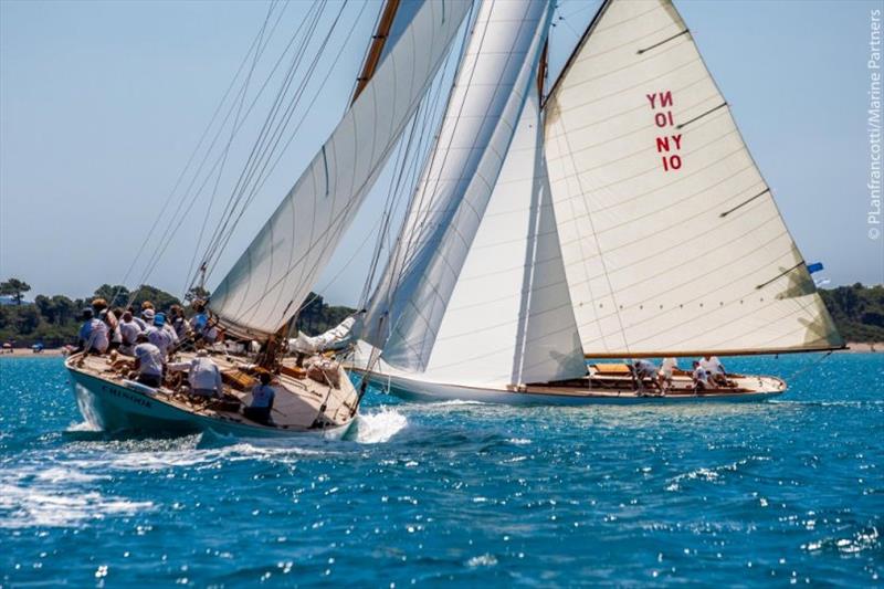 Chinook crossing Linette – Argentario Sailing Week - photo © Pierpaolo Lanfrancotti