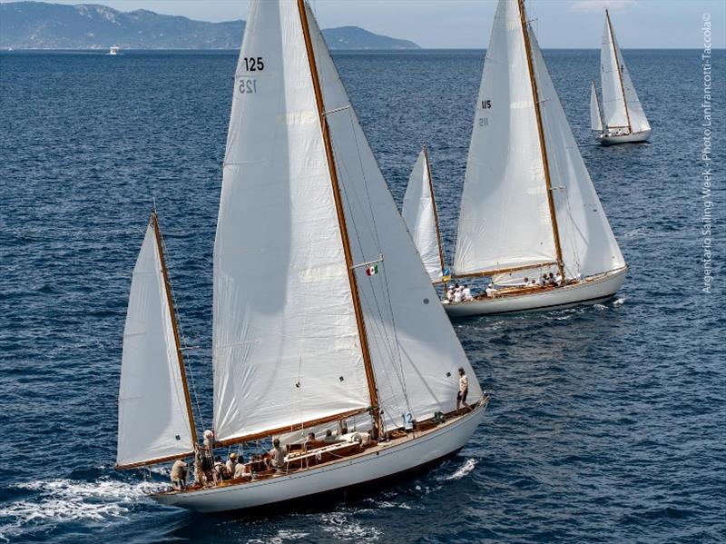 Argyll drone - Day 1 - Argentario Sailing Week and Panerai Classic Yacht Challenge photo copyright Fabio Taccola / Pierpaolo Lanfrancotti / YCSS taken at Yacht Club Santo Stefano and featuring the Classic Yachts class