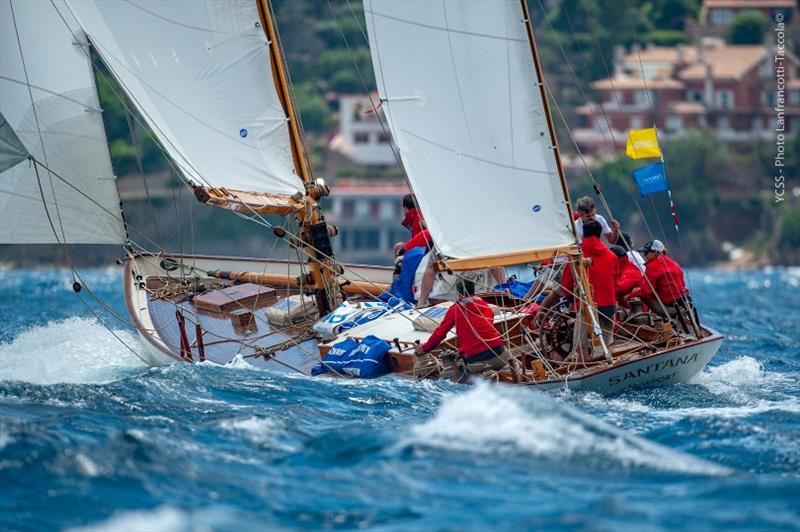 Santana, Schmidt Wendy - Day 2 - Argentario Sailing Week and Panerai Classic Yacht Challenge photo copyright Fabio Taccola / Pierpaolo Lanfrancotti / YCSS taken at Yacht Club Santo Stefano and featuring the Classic Yachts class