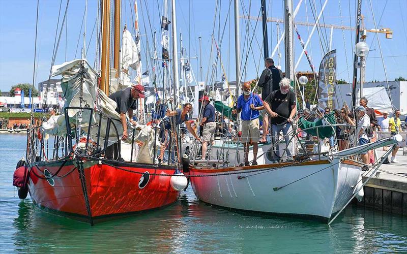 Suhaili and Joshua in Les Sables photo copyright GGR 2018 taken at  and featuring the Classic Yachts class